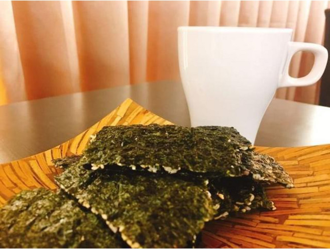 和平堅果 厚切海苔杏仁脆片 100g, 1個, 100g 海苔脆片