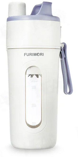 富力森 FURIMORI 無線隨行杯果汁機 FU-J340 (附吸管), 白