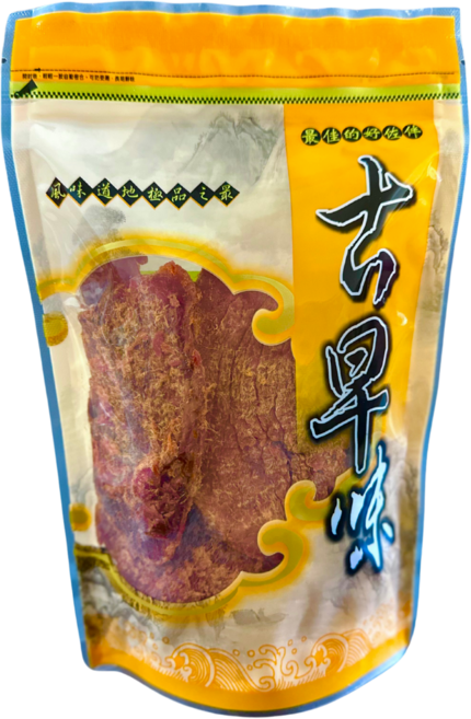 心晴食品坊 原味豬肉片 - 傳統風味 酥脆有嚼勁 獨立包裝, 270g, 3個