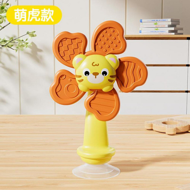 吸盤轉轉樂玩具, 老虎 - 立式吸盤轉轉樂 袋裝, 1個