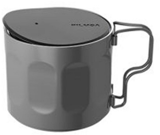 PILMOA E500MU 304不鏽鋼雙層保溫保冰杯 500ml 露營咖啡杯, 銀色, 1個