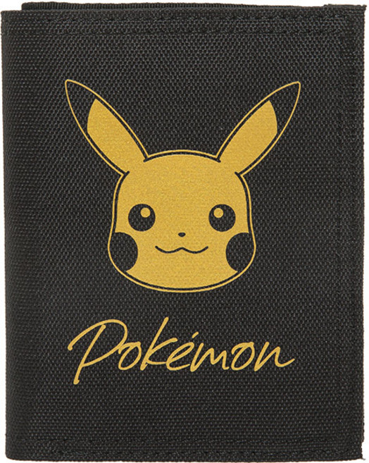 OUTDOOR 寶可夢Pokemon-金典皮卡丘 鈔票零錢短夾 黑色