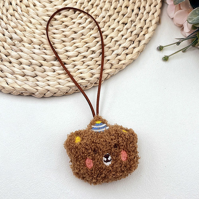 兒童姓名牌 刺繡小熊吊牌 書包吊飾