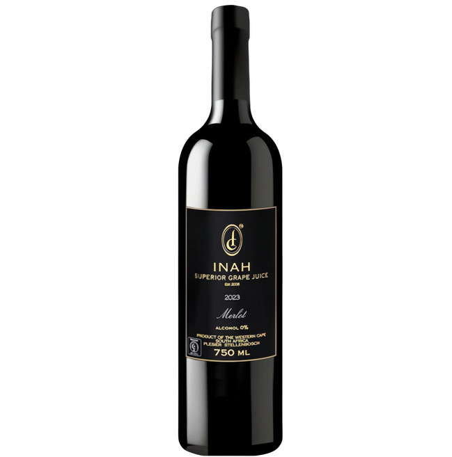 【習禾】INAH銀那 Merlot梅洛 純釀無酒精葡萄飲 750ML 無酒精紅酒, 1個
