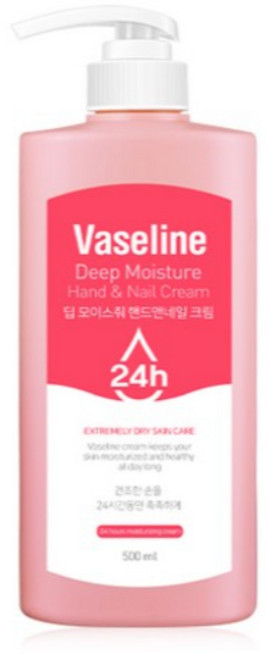 Vaseline 凡士林 深層保濕護手護甲霜 500ml/60ml, 1個, 500ml, 60ml