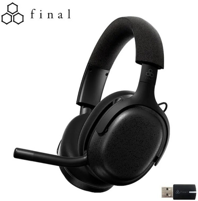 日本 final VR3000 EX 電競耳罩式耳機, 黑色
