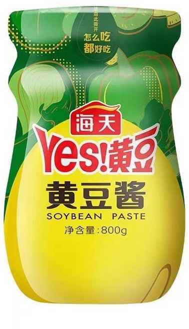 海天黃豆醬 炒菜 拌麵 蘸醬 拌飯多用途豆瓣醬料 (300g/800g), 1個, 【原味】800克黃豆醬*1瓶