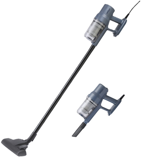 新品上市!限時加贈濾心【日本 NICOH】直立/手持兩用有線旋風吸塵器 VC-660, 灰