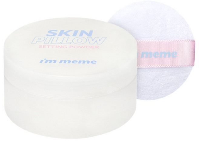 I'M MEME Skin Pillow Setting Powder, 磨皮柔焦蜜粉, 1個