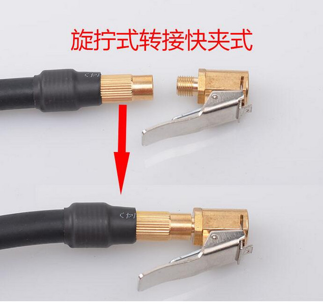 無線全自動充氣機 智能雙缸輪胎打氣機 LED照明燈, 1個, 純銅快速接頭