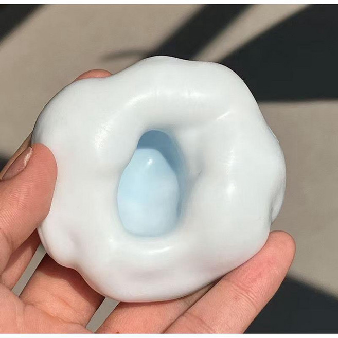 冰皮糯米餈手作球 舒壓小物, 1個, 海鹽,大號砂糖款(約5.5cm), 海鹽, 大號砂糖