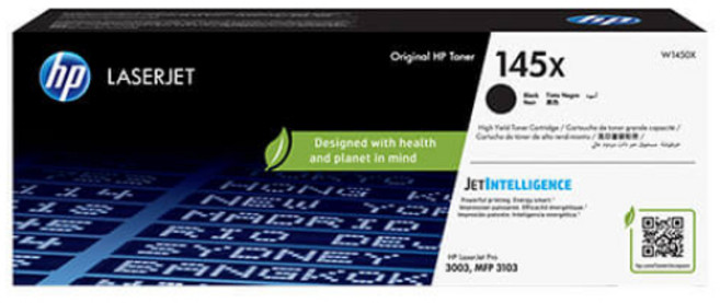 HP LaserJet 145X, HP W1450X黑色原廠高容量碳粉匣, 1個