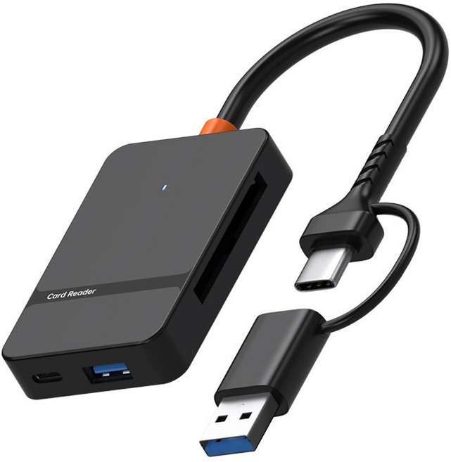 八合一 USB 3.0 讀卡機 SD TF CF MS 讀卡器, 1個, 八合一多功能讀卡器, 八合一多功能讀卡器