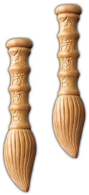 小款吊飾 桃木工藝品 考試升學風水擺件, 金榜題名文昌筆(隨機出貨), 木頭原色