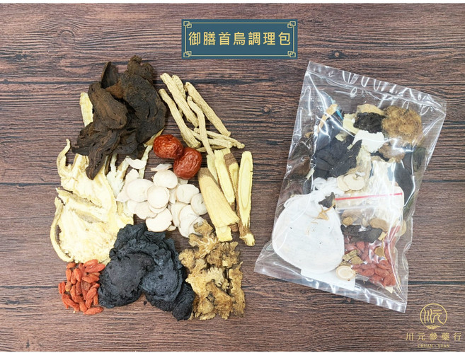 川元參藥行 風味食補藥膳 - 御膳首烏調理包 (手工現裝), 120g, 1個