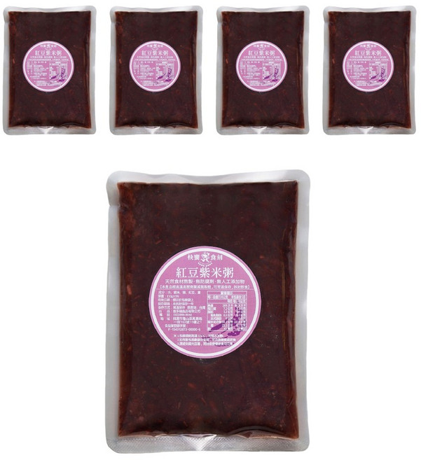 快饗食刻 紅豆紫米粥, 310g, 5個