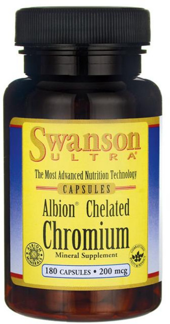 Swanson 斯旺森 Albion螯合鉻膠囊 200mcg, 180顆, 1罐