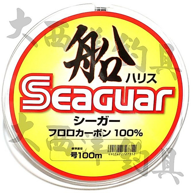 SEAGUAR 船 100% 碳纖線 (100M), 1個, 6