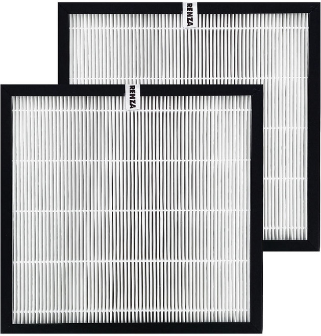 適用 Hitachi 日立 RD-22FJ RD-18FJ RD-14FJ RD-FJ系列 清淨型除濕機 HEPA 活性碳濾網 濾芯, 2個, HEPA版本