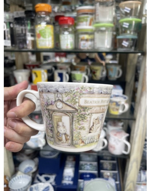 日本製 彼得兔 馬克杯 寬口杯, 1個