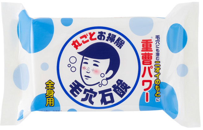 石澤研究所 毛穴撫子 男子用碳酸氫納石鹼 155g, 1個