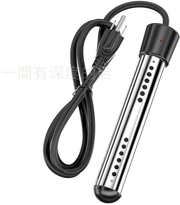 110V 專用 燒水棒 加熱管 電熱棒 水桶專用, 1個, 美規-普通款(圓頭)2000W