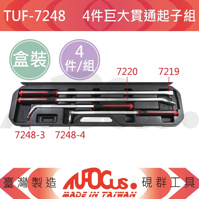 TUFOCUS 巨大貫通起子組, 1個, 【盒裝】TUF-7248
