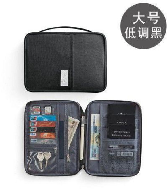 good 護照包多功能證件包護照夾收納包防水卡包錢包家庭保護套