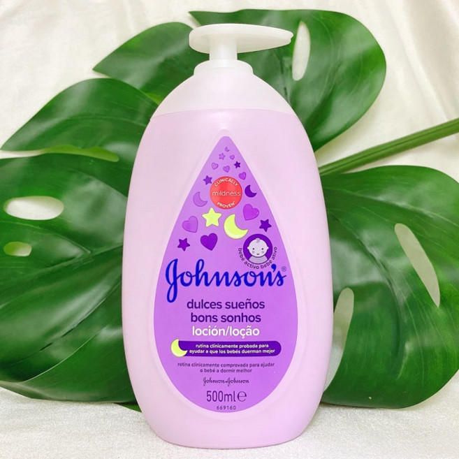 Johnson's 嬌生 嬰兒潤膚乳 500ML, 1個, 甜夢潤膚乳500ML(紫)-24/05