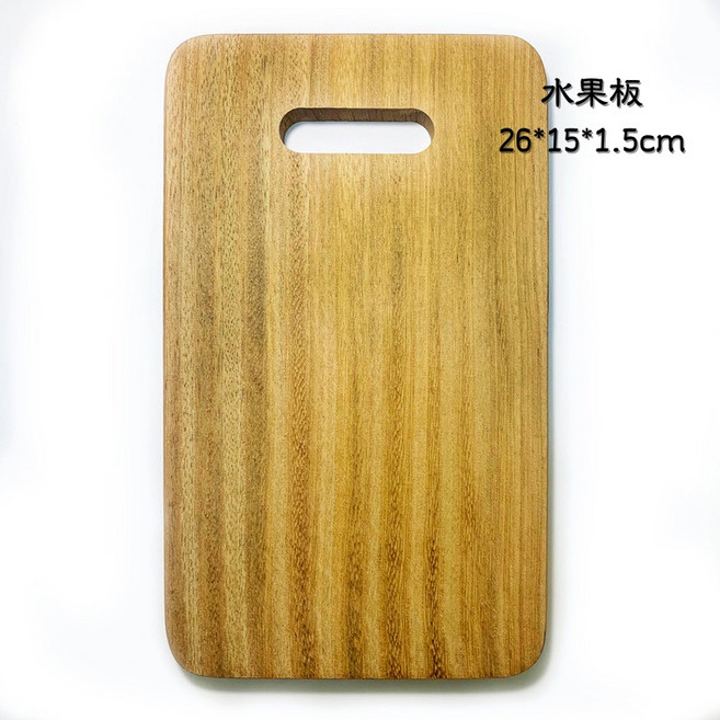 木鳴首創台灣製無拼接烏心石砧板, 1個, 水果板26*15*1.5