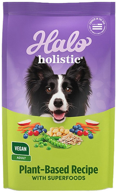 Halo 嘿囉 成犬 低敏舒膚 乾飼料, 1袋, 21lb, 新鮮豌豆 + 燉鷹嘴豆