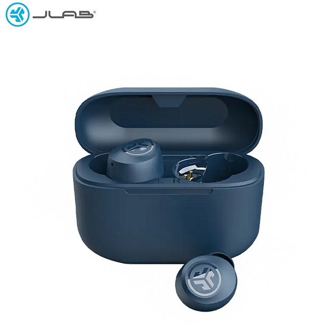 【JLab】Go Pop 真無線藍牙耳機 台灣公司貨 IPX4防水 小巧入耳, 鋼鐵藍