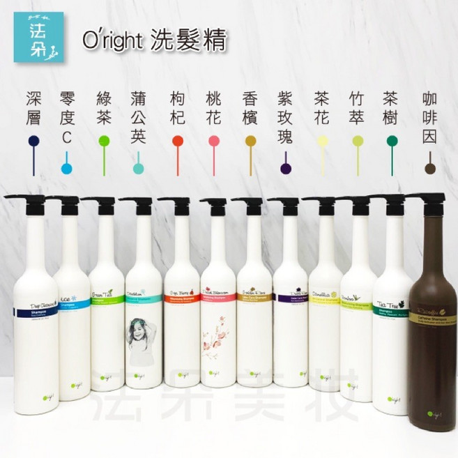 Oright 茶樹洗髮精, 1個, 茶樹洗髮精 1000ML 大