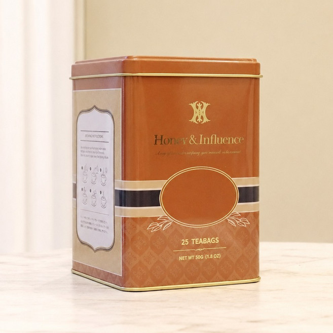 英茶香 無咖啡因 NO.112 洋甘菊花茶(罐) 三角茶包 裸包, 1.5g, 1個, 25個裝