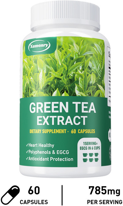 Xemenry 綠茶萃取膠囊, 60組