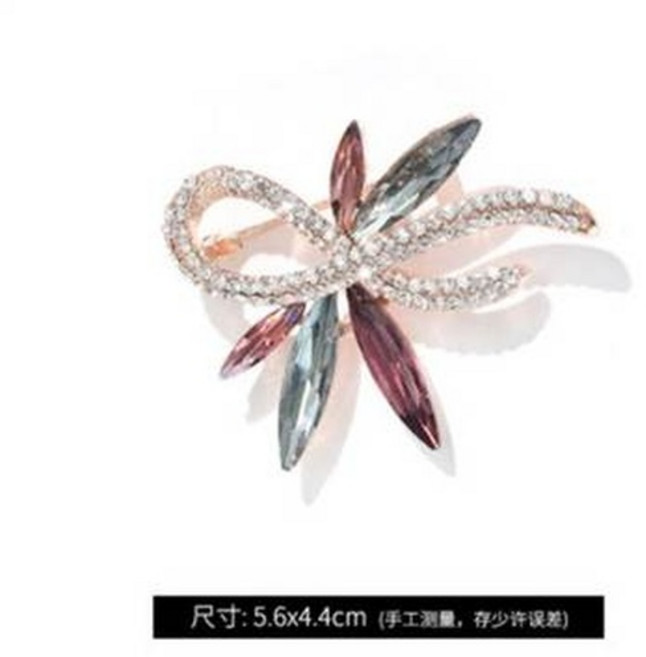 水鑽水晶胸針
