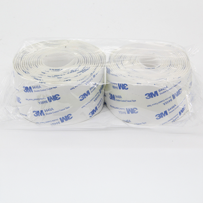 3M 雙面膠帶 9448A 3M白色【50mm寬】, 3M白色【50mm寬】毛3米+勾3米, 1件