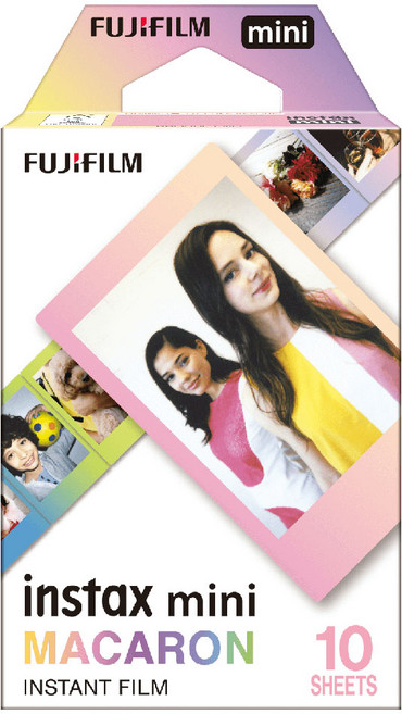 FUJIFILM 富士 instax mini 拍立得底片 (10張入), 1個, 馬卡龍漸層底片