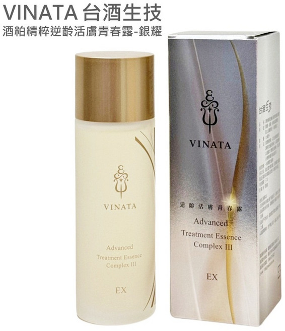 台酒生技 酒粕精粹逆齡活膚青春露 銀耀 青春露 調理露, 1個