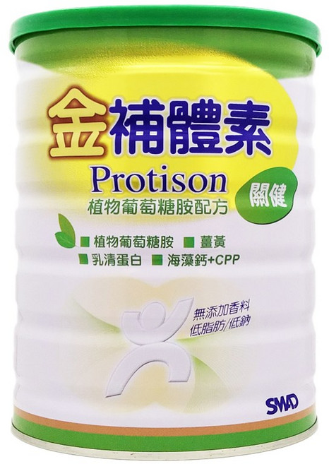 歐頤康 金補體素 關健 植物葡萄糖胺配方奶粉 850g, 1個, 5~8罐 限宅配(嘉里快遞)