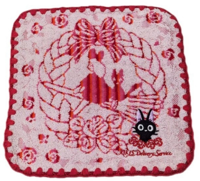 吉卜力 龍貓 阿美 刺繡提花小方巾 25x25cm 多款可選, 14款,25x25cm, 1個
