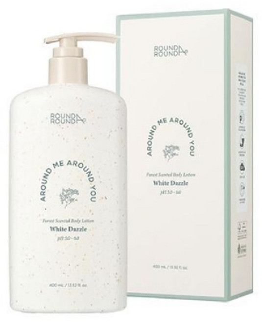 Round Around 森林療癒香氛身體乳 White Dazzle, 1個, 400ml