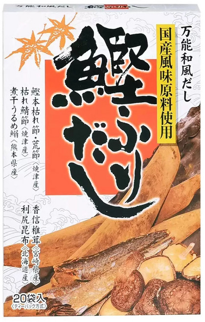 萬能和風だし 鰹魚風味高湯 20袋入, 176g, 1箱