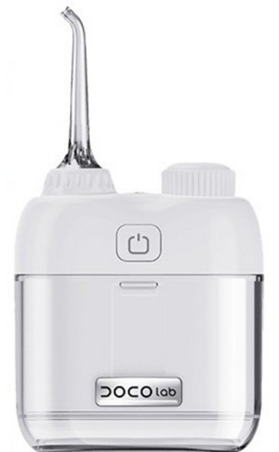 DOCO 口袋沖牙器mini CY001 900mAh電池 IPX7防水 30天長續航, 白, MINI-W