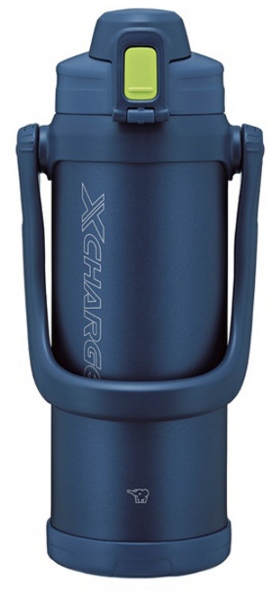 ZOJIRUSHI 象印 X Charge 運動涼感保溫瓶 SDBE20AD, 1個, 2.06L, 海軍藍