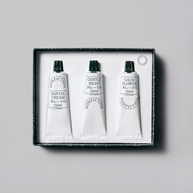NONFICTION 香氛護手霜迷你三入組 30ml x3 禮盒附品牌提袋, 1個, 迷你三入套裝組 30ml*3