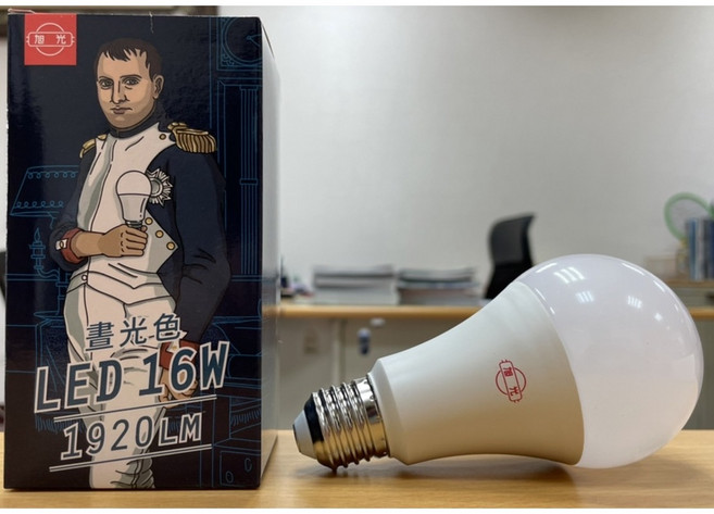 旭光 16W LED燈泡 全電壓 E27 LED球泡, 1個, 白光(6500K), 白光(6500K)
