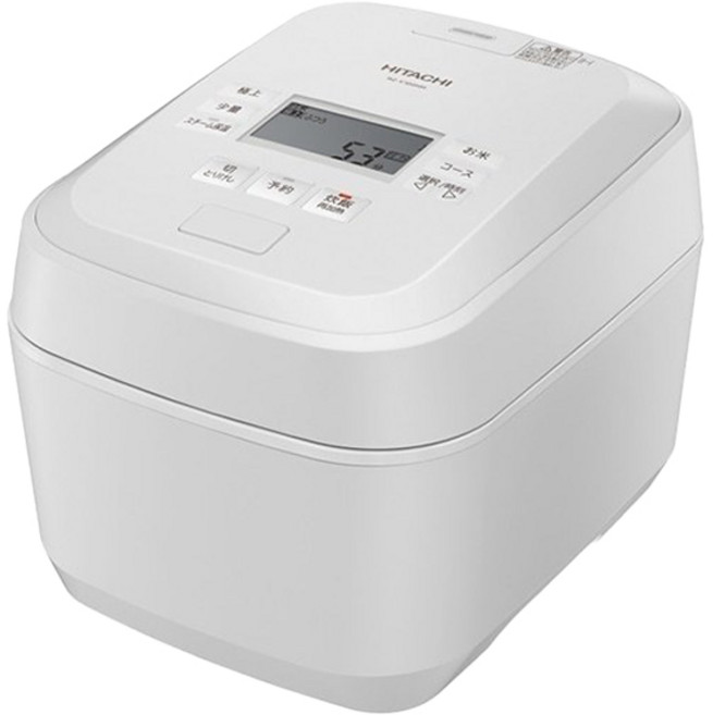 HITACHI 日立 家用電子鍋 5.5人份 RZ-V100HM, 白色, 單一商品