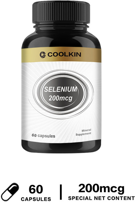 COOLKIN 硒 200mcg 膠囊 礦物質補充劑, 60組