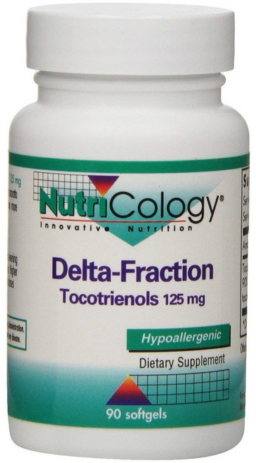 Nutricology Delta-Fraction生育三烯酚軟膠囊 125mg, 90顆, 1罐